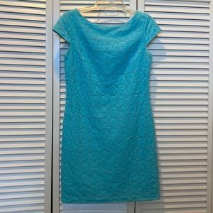 Lily Pulitzer Size 2 Turquoise w Flowers